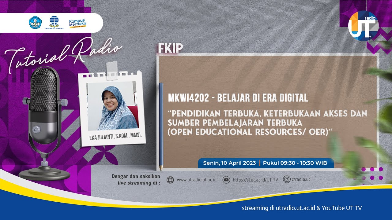 Pendidikan Terbuka, Keterbukaan Akses &.Sumber Pembelajaran Terbuka ~MKWI4202 Belajar di Era Digital