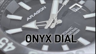 Aragon Enforcer - Predator black Onyx Stone dial | model A712 ONX