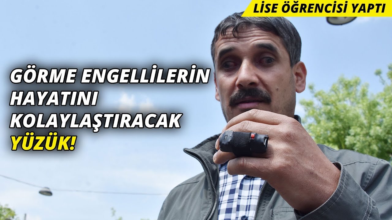 Görme engellilerin hayatını kolaylaştıracak yüzük tasarladılar