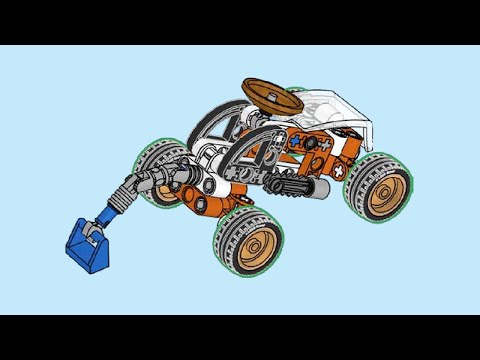 LEGO 412505 Instructions | Technic | Space Buggy | Space | Magazine Gift | LEGO TECHNIC 08/2025