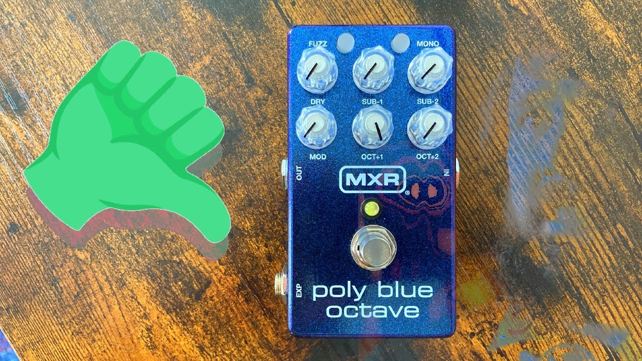 MXR Poly Blue Octave - Review & Latency Test - YouTube