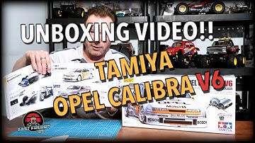 Unboxing the LIMITED EDITION Tamiya Opel Calibra V6 on the TA02 Chassis