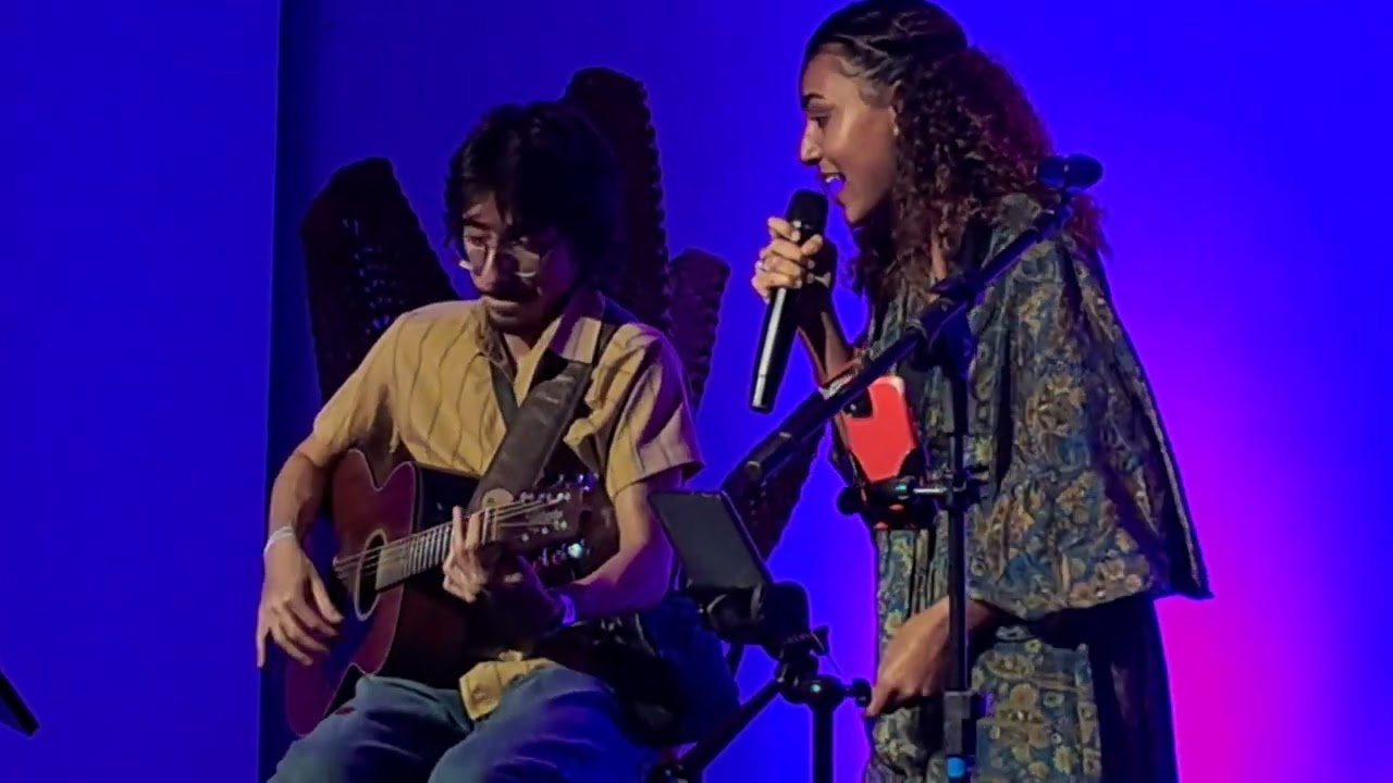 DUDA Sena e Arthur Abade no palco do Artesania  ,Mis Experience SP. 