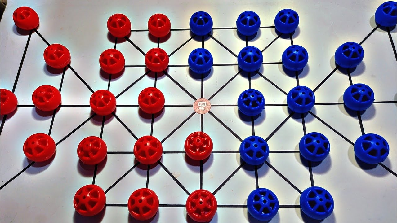 16 Beads Game Full Match 🔥 | Damdas Strategy Battle | Sholo Guti Mind Game