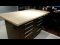 Ikea island in a bamboo counter top... Ikea island in a bamboo counter top...