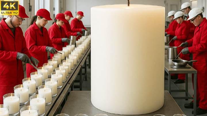 Amazing ! Making Handmade Scented Candles from Different Types of Wax | How It’s Made