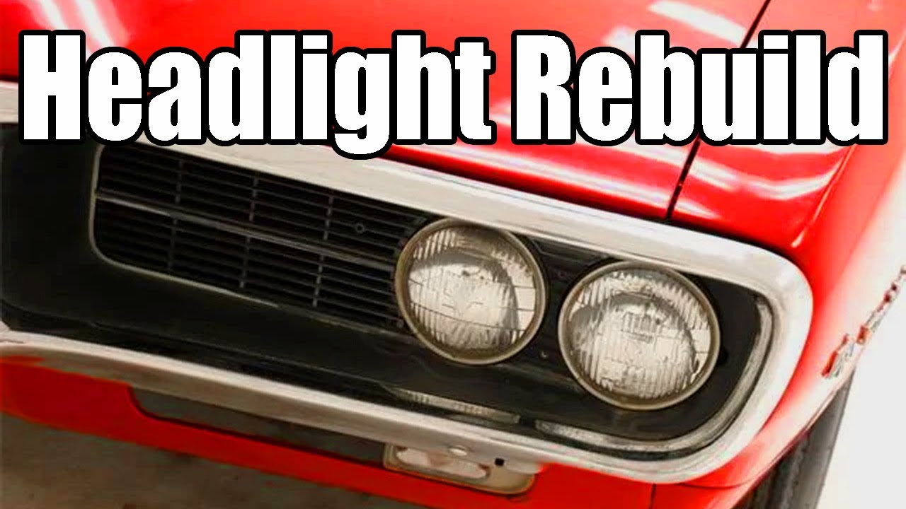 Pontiac Headlight Rebuild Refurbishing Classic GM Muscle Car