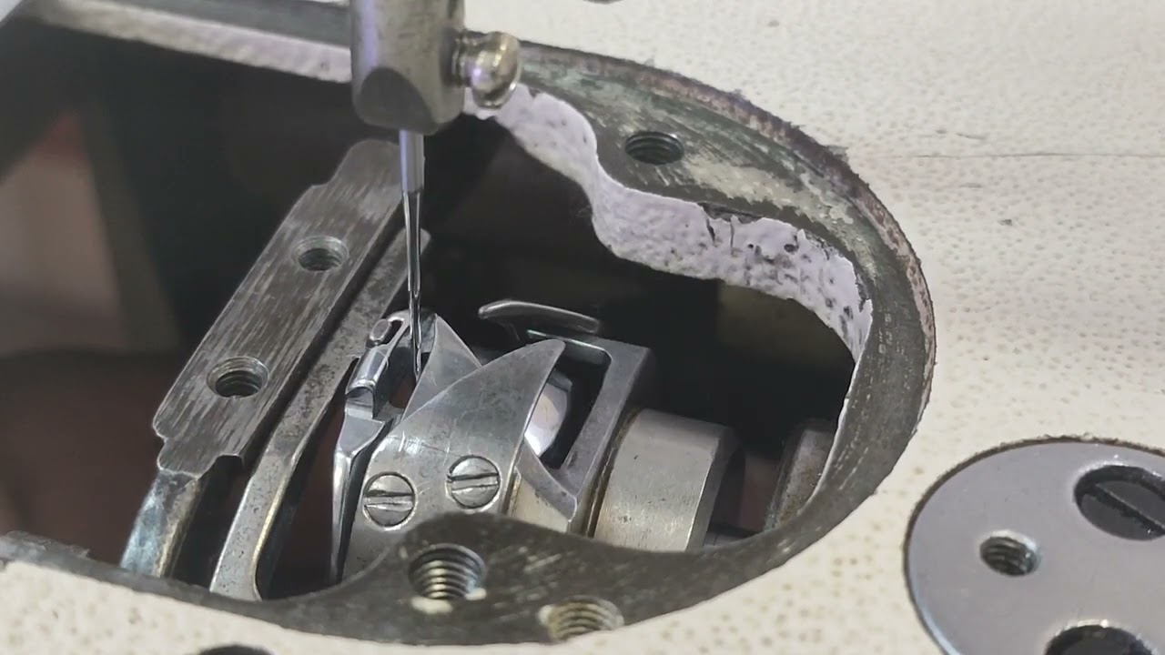 Regulagem da Lançadeira, Máquina Reta industrial