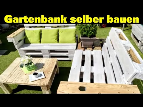 Rustikal- Charmant: Gartenbank aus Paletten Selber bauen - Eine einfache Anleitung
