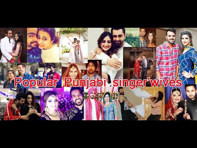 Punjabi Singers And Their Beautiful Wives - Chacha Sinri