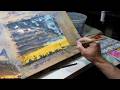 Watercolor Demo | Painting A Dramatic Sunset