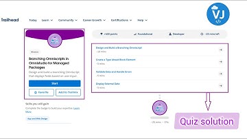 🔥 Branching Omniscripts in Omnistudio | Full Quiz Answers & Module Guide | Trailhead 2025