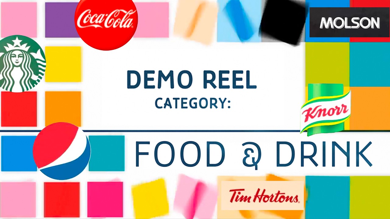 Food and drink motion design demo reel