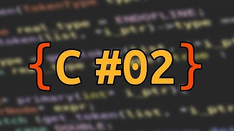 C Tutorial #02 Variablen & Datentypen Teil 1 | Programmieren lernen | Deutsch | German
