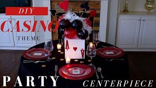 Casino Party Decoration Ideas | DIY Casino Party Centerpiece