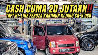 Obral mobil bekas jeep murah murah nih❗Garasi Trijaya Obral Taft karimun 20 jutaan Feroza Crv Kijang