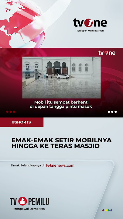Heboh Emak-Emak Masukkan Mobil ke Teras Masjid, Ternyata Ini Tujuannya #short #tvone #news