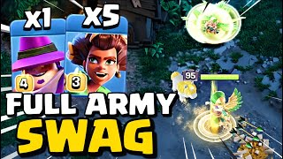 CRAZIEST QC ROOT RIDER with NO ROOT RIDERS | Queen Charge HEROS is a BROKEN META in Clash of Clans