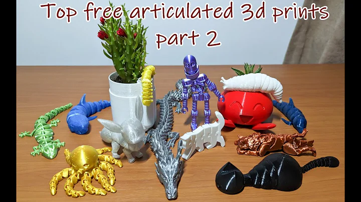 Top free articulated 3d prints part 2