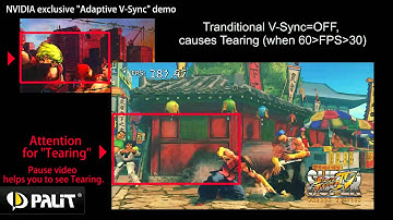 [Adaptive Vertical Sync] Prevent VSync=Off Tearing Demo