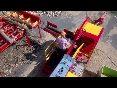 Rabaud XYLOG 415 — combina de lemne de foc în lucru