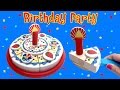 Wooden Birthday Party Playset Melissa & Doug Toys Happy Birthday Cake Play Food Cooking Set