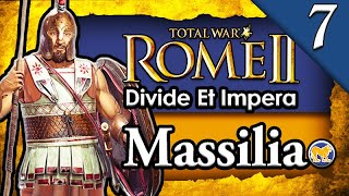 CLASSIC TOTAL WAR BRIDGE BATTLE 12K! Total War Rome 2: DEI: Massilia Campaign Gameplay #7