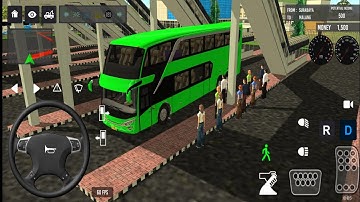 Bus Simulator Indonesia coach bus driving || Hero Bus Simulator 2025 Android gameplay || part 145 ⁉️