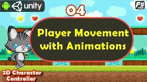 Unity 2D player Movement - Running and Turning (with Animations) [04]