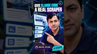 Give Claude Code a real scraper: Scrapling MCP server (free, 83k stars)
