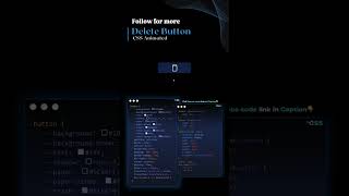 CSS delete button #css #coding