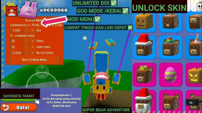 Super Bear Adventure Version 10.3.2 MOD MENU geokar2006 - Indonesia 