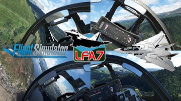 First Mach Loop Run in VR - Microsoft Flight Simulator - F14 Group Flight with SizzlingPopcorn