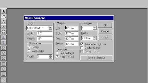 create new document in inpage video teaching course lecture by shaikof  Lesson 1 3