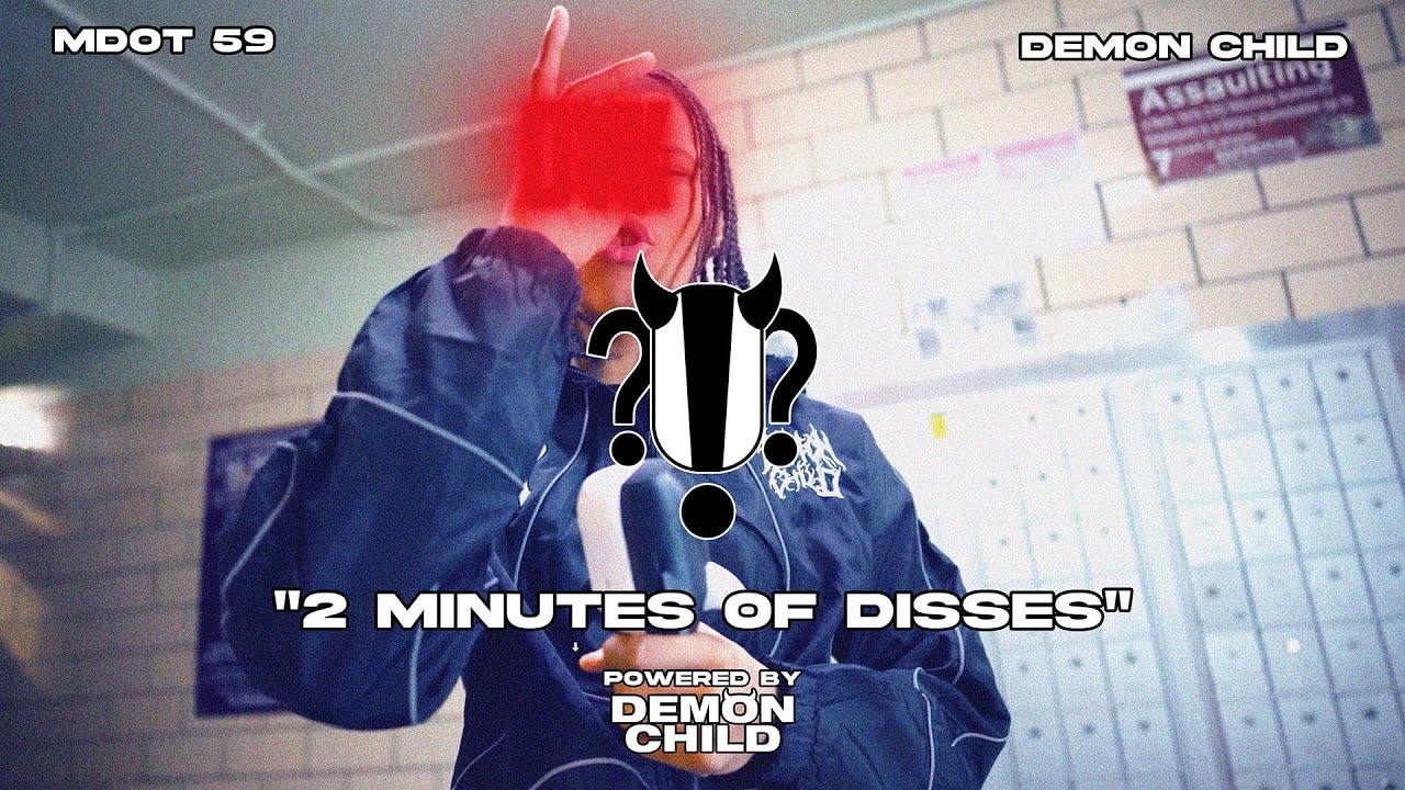 Mdot 59 x Demon Child- "2 Minutes of Disses"I !?! Huhh Live Performance 