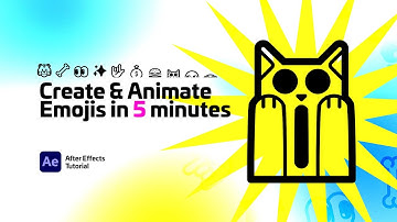 How to Create & Animate Emojis in 5 Minutes. After Effects Tutorial