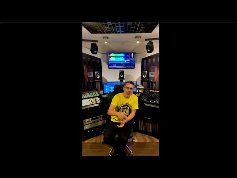 Masterizando "One Heart" nuevo sencillo de Gastón Jáuregui por Carlos Silva de C1 mastering