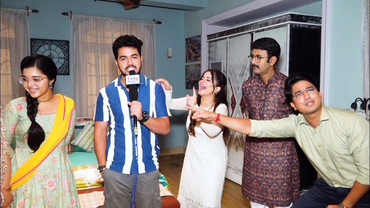 ঈশান-কে চরম লেগপুলিং! কুসুম, আয়ুষ্মান ও দেবলীনা'রা মিলে কী কী করল দেখুন! kusum | Exclusive 