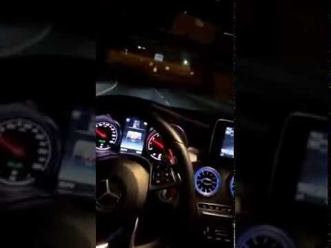 Araba snapleri | Mercedes C180 Coupe | Gece snap