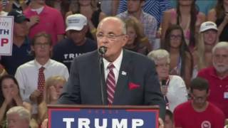 Rudy Giuliani Wilmington NC Full Speech 8/9/16 Donald Trump Rally