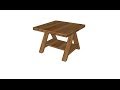 How to make a side table How to make a side table