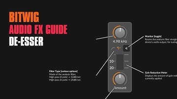 De-Esser - Bitwig Audio FX Guide