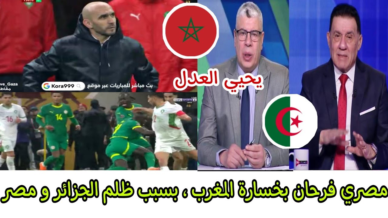 بووووم 🔴 مصري يفرح بخسارة المغرب في نهائي كأس الأمم الأفريقية ويقول كلام ناري أنتو فضيحة 😲🇩🇿💥