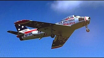 Remote Control Warbirds over Delaware F-86 Sabre Highlights July-11-2025
