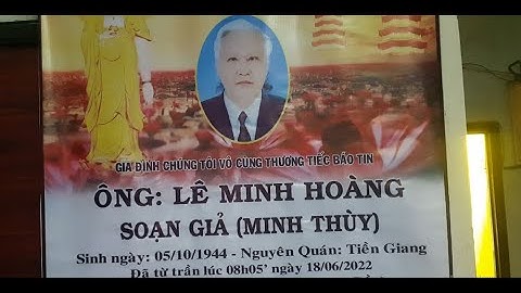 Tang lê soạn giả Minh Thùy