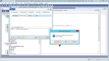 Dynamics AX Tables System Defined Methods