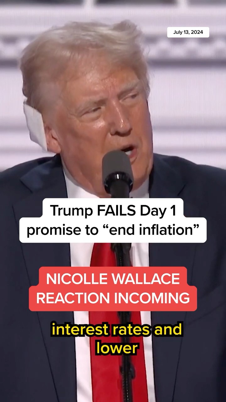 Trump FAILS Day 1 promise to 'end inflation'