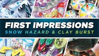 Snow Hazard & Clay Burst Sets First Impressions! (Paldea Evolved) screenshot 3