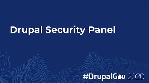 Drupal Security Panel