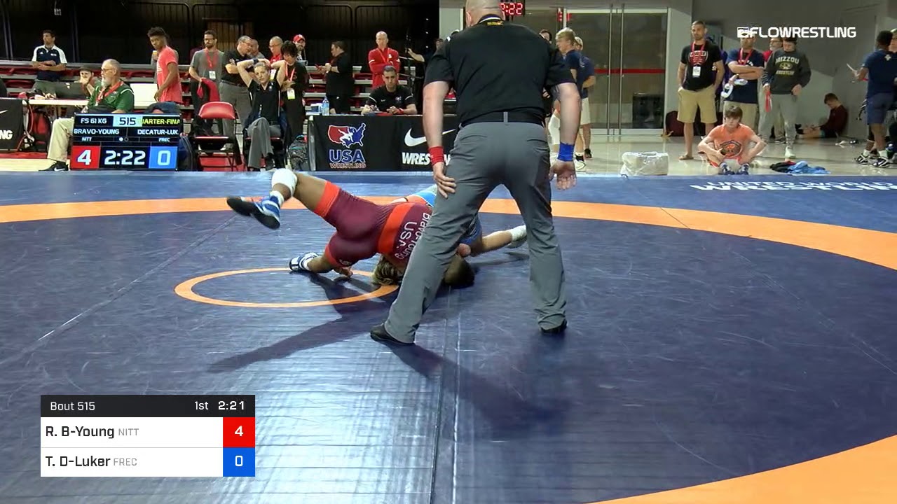 Timothy Decatur 61 Kg Quarterfinal Roman Bravo Young Nittany Lion Wrestling Club Vs ...